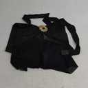 Women Halter Top Y2k Flowy Sheer Mesh Split Hem Backless Going Out Tank Top Festival Clubwear (Small, Black)