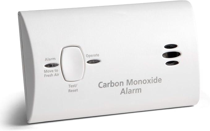 Kidde Carbon Monoxide Detector, Battery Powered CO Alarm with LEDs, Test-Reset Button, Low Battery Indicator, Portable