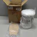 Glowall Small Ceiling Fan with Lights and Remote, 25'' Flush Mount, Modern