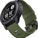 for Garmin Instinct Watch Band, Rugged Nylon Replacement Strap for Instinct 2 Instinct 3 45mm, Compatible with Garmin Instinct Solar, Tactical, Tide Esports, Sport Outdoor Work Use Replacement Band
