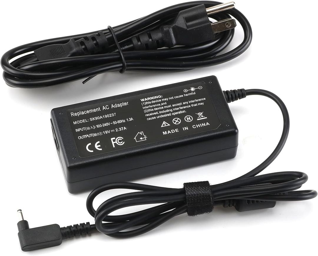 19V 2.37A 45W Charger Compatible for Acer Chromebook - Compatible for Acer Aspire 5 1 Laptop A515-46 A515-43 A515-56 A515-43-R19L A515-54 A515-54G A515-55 A517-52 A515-44 Power Supply Cord