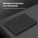 EooCoo Case Compatible with MacBook Pro 14 inch M5 2026-2021 M4 M3 M2 M1 Pro/Max Chip, Matte Grip, Bump-Resistant, Hard Shell Cases with Keyboard Cover, Screen Protector - Space Black