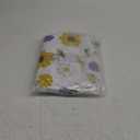 Round Vinyl Fitted Tablecloth with Flannel Backing Elastic Edge Design Table Cover Waterproof Oil-Proof PVC Table Cloth Stain-Resistant Best for 37"-44" Round (Yellow Flower)