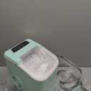 OLIXIS Countertop Ice Maker with Self-Cleaning, Portable Ice Maker Machine with Scoop, 26Lbs/24H, 9 Cubes in 6 Mins, 2 Sizes for Home, Kitchen, Office, Green