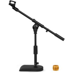 InnoGear Adjustable Desk Microphone Stand, Weighted Base with Soft Grip Twist Clutch, Boom Arm, 3/8/'' and 5/8/'' Threaded Mounts for Blue Yeti and Blue Snowball, Kick Drums, Guitar Amps, Black InnoGear Adjustable Desk Microphone Stand, Weighted Base with Soft Grip Twist Clutch, Boom Arm, 3/8/'' and 5/8/'' Threaded Mounts for Blue Yeti and Blue Snowball, Kick Drums, Guitar Amps, Black
