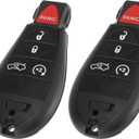 X AUTOHAUX 2pcs 433Mhz Replacement Keyless Entry Remote Car Key Fob for Dodge Dart 13-16 M3N32297100