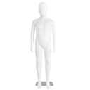 Child Mannequin Full Body, Children Dress Form Adjustable Faceless Mannequin Torso, Realistic Adjustable Detachable Manikin Body Display with Metal Base for Kids 51.2 Inches