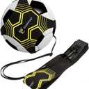 Surpop Soccer/Volleyball/Rugby Trainer, Football Kick Throw Solo Practice Training Aid Control Skills Adjustable Waist Belt for Kids Adults