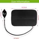 Inflatable Lumbar Support Pillow for Car Seat, Office Chair Bed, Home Use, with Air Pump Airbag Waist Brace Lumbar Traction Belt Back Support Cushion for Reducing Lower Back Pain