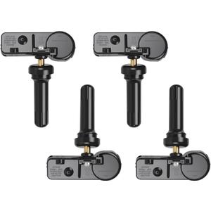 TPMS Sensor,GM 315Mhz Tire Pressure Monitoring Sensor Compatible for Chevy Silverado GMC Cadillac Buick Pontiac Saturn Hummber Saab Replace#13598771 13598772 13586335 13581558, 4 Pack