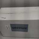 WONDERFUL 351pcs Upgrade White Plastic Plates - Plastic Dinnerware set with Fancy Gold Edges Includes 1 Table Runner 100 Disposable Plates 150 Silverware 50 Cups 50 Napkins for Wedding High End Party