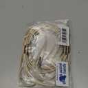 1-Up One-Handed Hair Tie (Tan/Clear) 3-pack