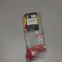 For Bare Feet NHL mens Elevate Crew Sock (Large, Team Color)