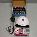 NAIL POLISH KIT with U V Lamp and Drill Starter Kit 36 Colors Gel Nail Polish Nail Art Gel Manicure Kit