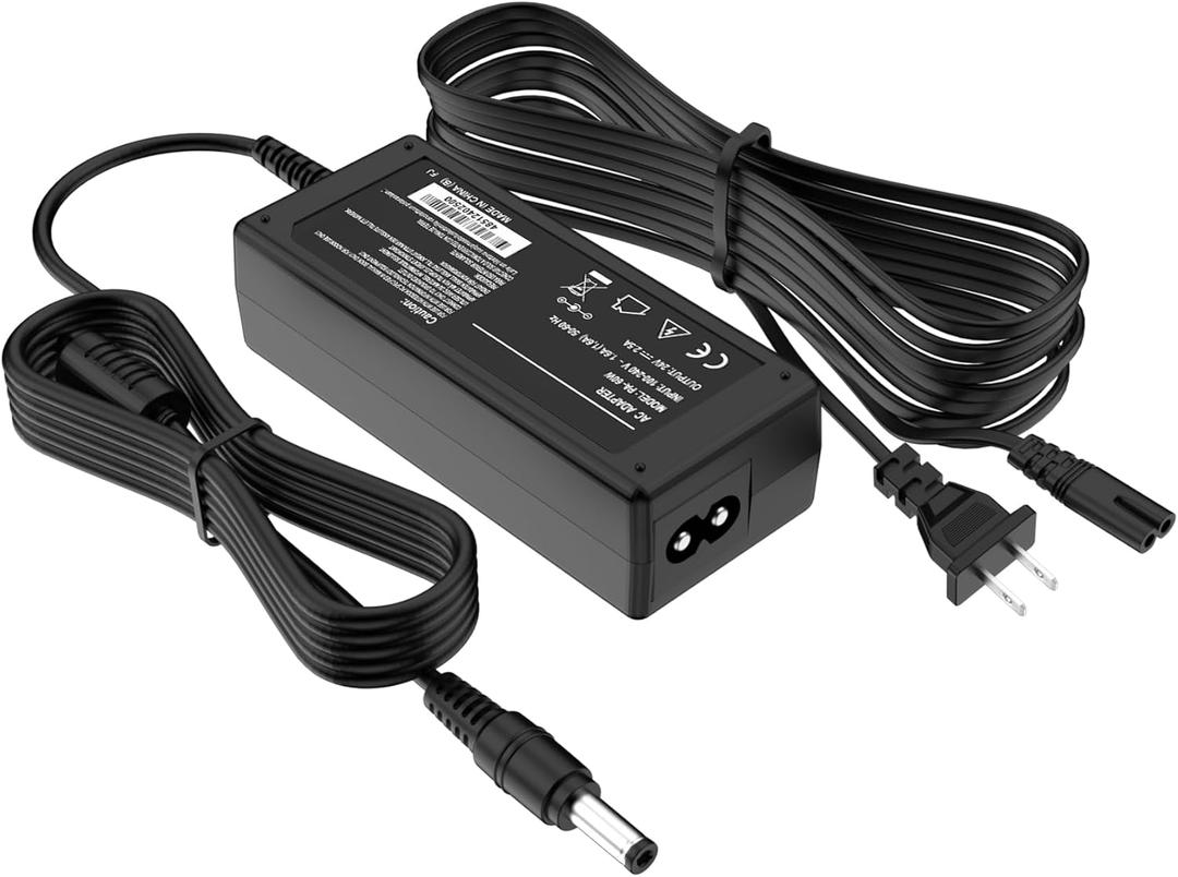 XMHEIRD 24V 2.5A 60W AC/DC Adapter for Klipsch Energy Power Bar Elite Sound Bar Power 1013773 Subwoofer Soundbar Supply Cord Battery Charger