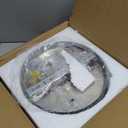 11.8" Crystal Chandeliers Modern Crystal Ceiling Light LED Star Moon Light Semi Flush Mount Chandelier Ceiling Light Fixture for Dining Room Bedroom Hallway (6000K Cool White)