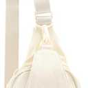 VAKAER Small Sling Bag for Women, Small Crossbody Bags with Adjustable Strap, Lightweight Casual Daypack Backpacks for Travel Hiking (Ivory)