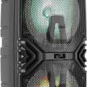 iLive Electronics Wireless Tailgate Party Speaker, Microphone Input, Built-in Rechargeable Battery, Black (ISB310B)