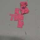 PH PandaHall 18pcs 6 Styles Badge Buddy Topper, Acrylic Card Holder Pink ID Badge Topper Buddy Pin Holder Fit Vertical Horizontal Holder for Nurse Doctor Staff Name Cards Display Pins