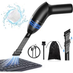 Hayousui 4.3Kpa Keyboard Vacuum Cleaner MiniHandheld Computer Vacuum Cordless for Car Laptop Sewing Machine Portable Keyboard Vac USB Desk Crumbs Dust Cleaners