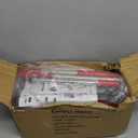 Simpli-Magic 79349 Spin Mop Cleaning System with 3 Microfiber Mop Heads, Red/GRAY,Red/Black