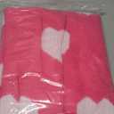 Heart Sweater for Women Valentines Cute Print Crewneck Long Sleeve Oversized Love Sweaters Knit Pullover Tops (X-Large, Bright Rose)