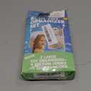 2 x Mesh Bath Toy Organizer + 8 Ultra Strong Hooks  The Perfect Bathtub Toy Holder & Bathroom or Shower Caddy  These Multi-use Net Bags Make Baby Bath Toy Storage Easy  For Kids & Toddlers