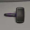 Hertzko Self-Cleaning Slicker Brush - Cat and Dog Brush for Shedding, Tangles and Dirt - Gentle Grooming Tool for Sensitive Skin - Pet Hair Remover for Long and Short Coats - Purple