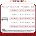 Softalker Christmas Rectangle Jacquard Tablecloth with Red Flower Bell, Polyester Poinsettia Vintage Floral Printed Table Cloth for Xmas Party Decoration/Holiday (60x120 Inch)