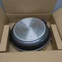 SENSARTE Nonstick Frying Pan Skillets, Swiss Granite Coating Omelette Pans, Healthy Cookware Chef's Pan, Free of Intentionally Added PFOA (9.5+11+12.5 Inch) (Gray)