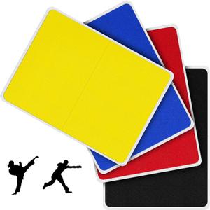 Zamfoot 4 Pack Rebreakable Boards Martial Arts,Karate Breaking Boards rebreakable Set,Taekwondo Breaking Boards for Kids,Karate Boards for Breaking Kids,Boxing Martial Arts Training Equipment Gifts