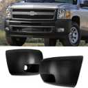 Pair Front Bumper End Cap for 2007-2013 Chevy Silverado 1500