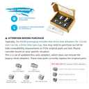 KICKR Thru Axle Adapter Kit, Compatible with Wahoo KICKR CORE and KICKR V4 and Newer Models, 2025 Upgrade Stainless Steel Fit for WFKICKRTHRUAXLEKIT, More Durable and Rust Resistant