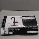 Glacier Bay Dorind Single Hole Single-Handle High-Arc Bathroom Faucet in Matte Black