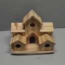 Handmade Hummingbird House - Large Bird House for Garden/Courtyard/Backyard Decor - Room for 6 Bird Families
