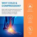 NatraCure Plantar Fasciitis Cold Therapy Socks with Compression Band - Cold Socks, Reusable Ice Socks For Feet, Ice Packs For Feet, Arch Pain, Heel Pain, Swelling - FBA708 CAT - (Size: Small/Medium)