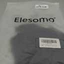 Elesomo Womens Tank Tops Sleeveless Square Neck Double Lined Shirts Casual Tight Fit Tanks XXL