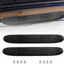 RULLINE Universal Non-Slip Step Pad Replacement Kit - Durable Tread Covers Compatible with Trucks, SUVs & Vans - Accessory Upgrade (Matte Black Finish) Pack of 2