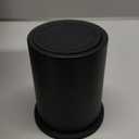 Clear Ice Cube Maker, 2.5" Stainless Steel Crystal Clear Ice Ball Maker, Non-BPA Silicone Ice Cube Molds for Whiskey Easy Release Ice Maker, Bourbon Gifts for Men (Black, 4 PACK)