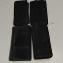 Geiserailie 4 Pcs Extender Strap Reusable Ice Belt Extender Strap Multipurpose Elastic Hook and Loop Extension for Ice Pack Black Back/Knee/Ankle Braces, Vests, Wraps, and Belts (6 x 9 Inch)