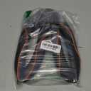 3D Car Steering Wheel Cover Comfort Grip Massage Sporty Anti-Slip Carbon Fiber Faux Leather for Sedan SUV, Universal Fit, Car Handle Covers for All Seasons, 14.75-15.15in, Orange