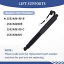 Left Side Liftgate Actuator Electric Tailgate Power Shock Support Strut 1551488-99-B Compatible with Tesla Model 3 2021 2022 2023 1551488-00-C Rear Tailgate Power Hatch Lift Support