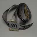 US Cargo Control Double-Fitted E Track Strap 2" x 16', 4,400 LBS Break Strength, Gray Heavy Duty E Track Ratchet Straps with 3 Spring E-Fittings, Versatile 2-in-1 Logistic Tiedowns