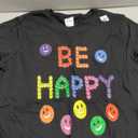 Be, Happy Smile Funny Cute Happiness Kind Face Multi-Color T-Shirt, XL