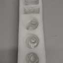 Glasseam Mini Glass Bud Vases: Small Clear Vases for Centerpieces Cute Tiny Flower Vase Set of 5 for Flowers Modern Centerpiece Decor for Wedding Party Dining Room Decoration