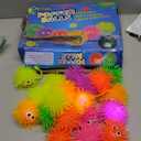 24 PCS Light Up Balls Party Favors for Kids 4-8 8-12 Prefilled Easter Basket Stuffers Light Up Sensory Squeeze Toys Classroom Goodie Bags Stuffers Prizes Pinata Fillers Bulk Toys Easter Birthday Gifts