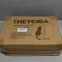 EHEYCIGA Cardboard Cat Scratcher for Indoor Cats, 26.8 Inch L Shaped Vertical Cat Scratching Board with Ball Cat Toy, Large Cat Scratcher Pad, Brown