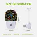 Gampad Gamer Player Night Light, Dusk to Dawn Sensor Night Lights for Bedroom Bathroom Kitchen Hallway Stairs Hallway, Plug into Wall Nightlights