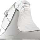 Nulea M510 Vertical Mouse Wireless, Ergonomic Mouse for Comfy Tracking, 3 Adjustable DPI (800-1200-1600), 2.4G Wireless Vertical Mouse with 6 Buttons, Compatible with Windows, Mac OS, Laptop, White