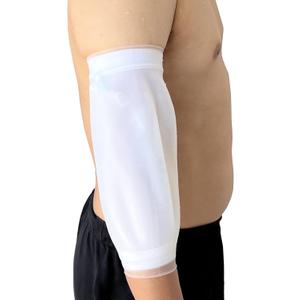 PICC Line Shower Cover Waterproof Elbow Dressing & PICC Line Protector for Showering, Medical Silicone Arm Sleeve to Keep IV Lines & PICC Lines Dry, Attached with 2 Cotton Arm Liners (S (8.5"-10.2"))